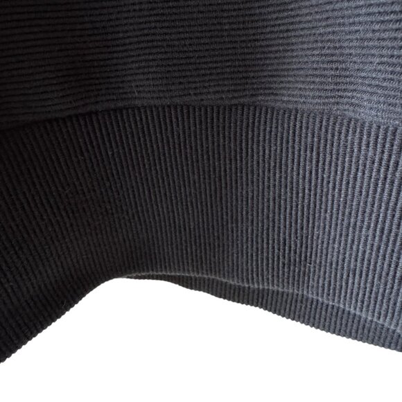 Varley Vine Half Zip Pullover Sweatshirt Sz Md Ribbed Gold Hardware Shawl Collar - Picture 12 of 16